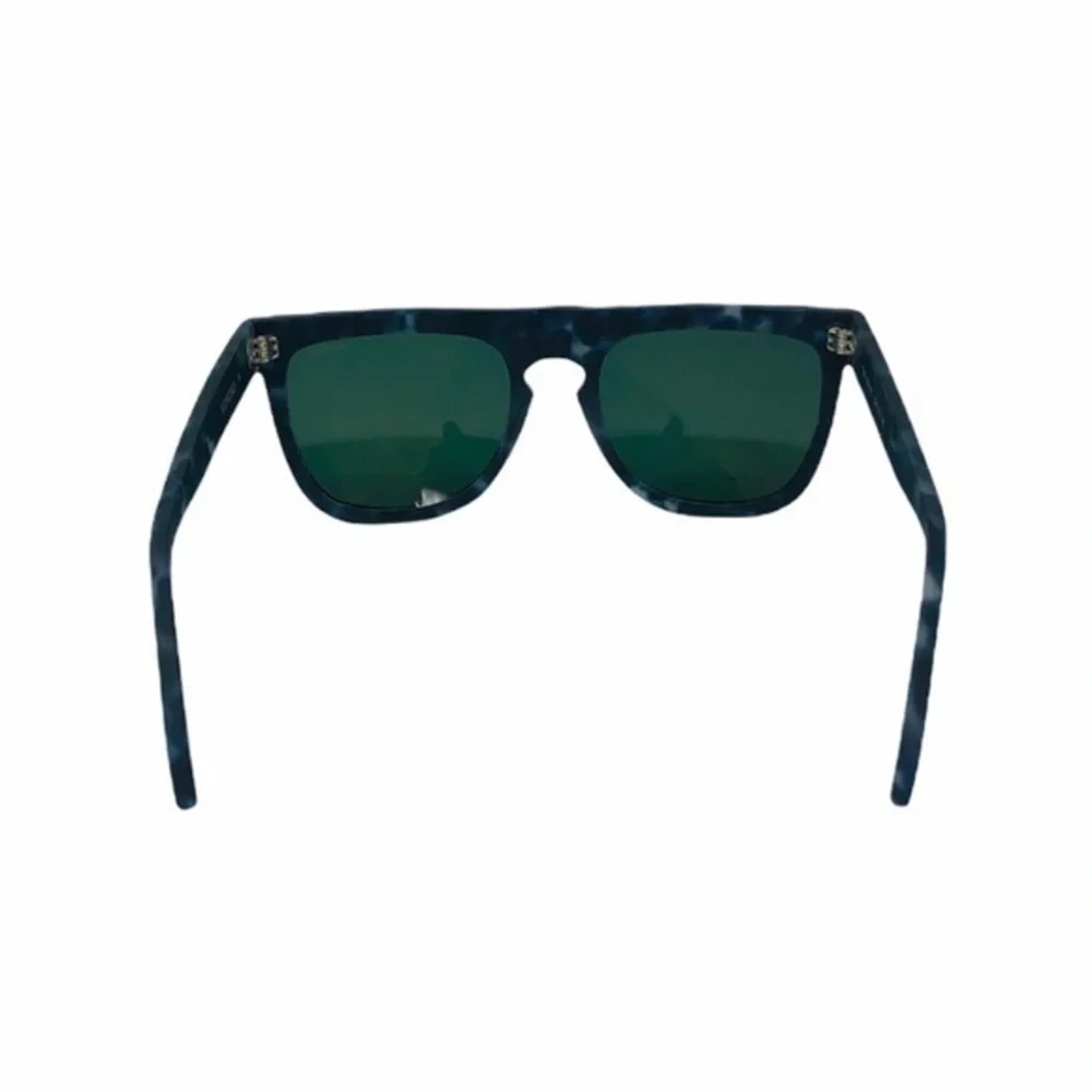 KOMONO Bennet Matte Indigo Demi Sunglasses NWT NEW blue tortoise